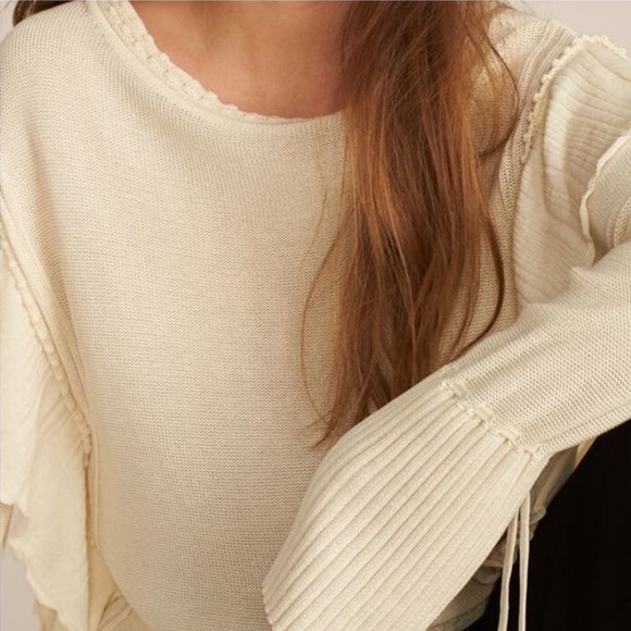 Rebecca Taylor Pointelle Quilt Pullover Size XS - Picture 4 of 9